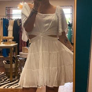 white boutique dress